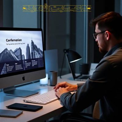 طراحی سایت شرکتی آقای ایده